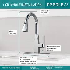 Watch the video explanation about kitchen faucet sprayer leaking repair online, article, story, explanation, suggestion, youtube. Peerless Xander Single Handle Kitchen Sink Faucet With Pull Down Sprayer Chrome P7919lf Tools Home Improvement Kitchen Fixtures Vit Edu Au