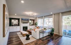 The Larwood Features A Spacious Great Room With Gas Fireplace Shown Here At Iron Ridge Heights In Portland Or Home New Homes New Homes For Sale