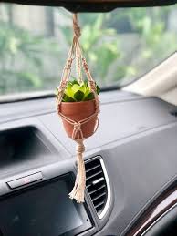 Pin By Whitney Miller On Must Do Art Projects In 2020 Car Rearview Mirror Accessories Rear View Mirror Accessories Plant Hanger