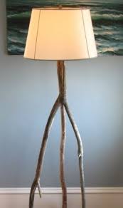 Diy Lamp Tripod Floor Lamp With Drift Wood Branches Egimli Ahsap Abajur Lamba