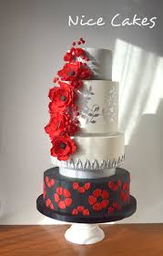 More images for red white and silver wedding cakes » Red And Silver Wedding Cake Cakecentral Com