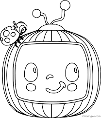 Painting for toddlers and drawing for kids. Cocomelon Coloring Pages Coloringall