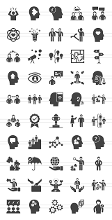 50 Soft Skills Glyph Icons Soft Skills Influencing Skills Glyph Icon