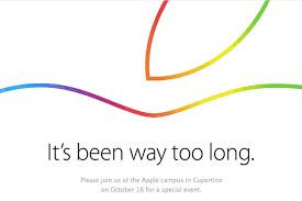 With the help of apple pages, you can make use of its special features that would help you in designing your event invitation. Apple Event Set For October 16th 2014