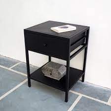table de chevet en metal noir 1 tiroir nossa decoclico factory decoclico table de chevet table de chevet metal table de nuit noir