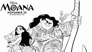 What about photograph previously mentioned? Free Moana Coloring Pages Inspired By The Disney Movie
