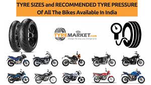 Indian Bike Tyre Sizes And Their Recommended Tyre Pressure