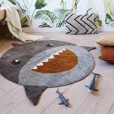 Das liegt daran, dass er ein großmeister der tarnung ist. Teppich Hai 110 Cm Tapis Petit Little Thingz