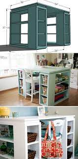 In addition to using their craft room storage options to keep everything organized, they also give our craft room a cleaner, simpler look. Udobnoe Rabochee Mesto Na Minimalnom Prostranstve 25 Interesnyh Variantov Zhurnal Yarmarki Masterov Craft Table Diy Craft Room Storage Craft Table