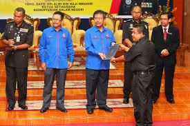 Ketua setiausaha negara (tulisan jawi: Majlis Anugerah Perkhidmatan Cemerlang 2015 Jabatan Penjara Malaysia Zon Utara 1 Bersama Ybhg Dato Sri Alwi Hj Ibrahim Ketua Setiausaha Kementerian Dalam Negeri Di Auditorium Aminuddin Baki Institut Aminuddin Baki Cawangan Utara