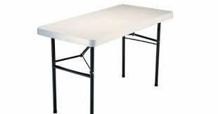 Lifetime 4 Foot Utility Tables With 48 By 24 Inch Molded Top 4 Pack Almond Finish By Lifetime Products Folding Table Lifetime Tables Outdoor Folding Table
