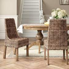 In stock on july 31, 2021. Indoor Wicker Dining Chairs Birch Lane
