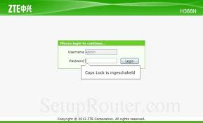 Open your web browser (e.g. Zte Zxhn H267a Login Zte Zxhn 108l