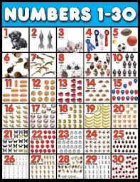Numbers 1 30 Cheap Chart By School Specialty Publishing