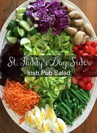A Saint Patrick S Day Series Of Side Dishes And Desserts Irish Pub Salad Recipe Meyer Lemon Recipes Irish Recipes Salad