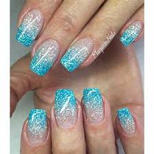 If you plan to do these manicures yourself, you need some special tools. Simple Blue Glitter Nail Designs Novocom Top