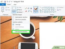 How To Remove The White Background In Microsoft Paint