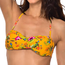 Modz vous offre les meilleurs maillots de bain 1 pièce banana moon pour femme en promotion. Haut De Maillot De Bain Bandeau Jaune 3 Suisses