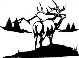 Black And White Deer Clipart Images Image Result For Black And White Whitetail Deer Clipart Hunting Decal Elk Drawing Silhouette Art