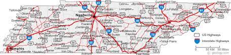 Large detailed tourist map of tennessee with cities and towns. Map Of Tennessee Cities Tennessee Road Map