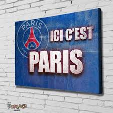 3/ ca ouvre sur un écran qui vous propose des fonds d'écran par défaut : Tableau Psg Ici C Est Paris Art Canvas Deco Decoration Foot Football Horizontale Paris Deco Chambre Psg Deco Chambre Foot Chambre Football Pour Garcon