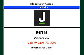Sedang cari senarai terkini jawatan kosong di sabah? Info Jawatan Kosong Terkini Jora Jobs Muar Johor Jawatan Kosong Terkini