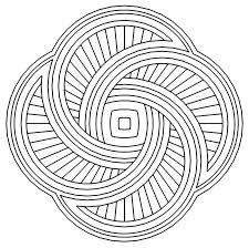 Simple Mandala Style Pattern For Drawing With Pencil Mandala Coloring Pages Mandala Coloring Coloring Pages
