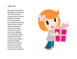 Utilecopii articole poezii, cantece si ghicitori poezia piticilor despre corpul uman. Corpul Meu Poezie