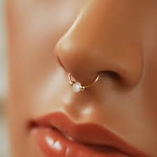 Fake Septum For Non Pierced Nose Silver Septum Ring 14k Gold Filled Clip On Septum Clip On Septum Ring Fake Septum Fake Cartilage Ring Fake Nose Rings Septum Jewelry Septum Piercing