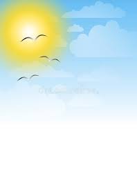 Birds Flying In The Sky Cartoon Seagulls Sunny Sky Background An Illustration Featuring A Sunny Summer Sky With Sponsored Sponsored Affiliate Sky In 2020 Stock Illustration Summer Sky Sky