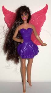 Barbie a fairy secret raquelle. Mcdonald S 2011 Barbie A Fairy Secret Raquelle In Dark Purple Dress Doll Happy Meal Toy Loose