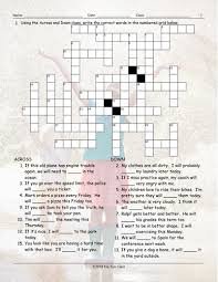 They could be obtained online in numerous types of formats that cater to the many age groups. Future Simple Tense Will Crossword Puzzle Teaching Resources