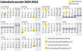 November 2021 may 2022 december 2021 june 2022 días totales para los maestros horario de salidad temprana. El Calendario Escolar Incluye Descansos Cada Seis Semanas Y Enfada A Las Familias El Comercio