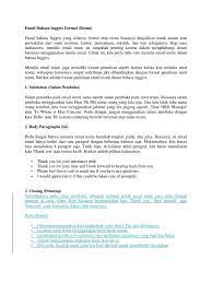 Check spelling or type a new query. Email Bahasa Inggris Formal