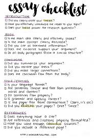 Essay Checklist Life Hacks For School Essay Tips School Study Tips