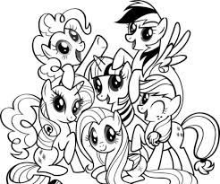But not only that, she's very very sweet. My Little Pony Coloring Pages Twilight Sparkle And Friends Coloring Home