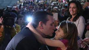 Cruz is portrayed wearing a santa claus outfit holding a crank. Ted Cruz Blames Cancun Getaway On His Daughters Vanity Fair