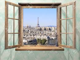 Places of worship are open (one seat in three and one row in two rule). Opened Wooden Window And View On Eiffel Tower Paris Stock Photo Picture And Royalty Free Image Image 63069841