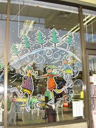 Decorative Window Paintings Graphic Garden Design Studio Christmas Window Painting Window Painting Window Art