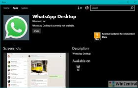 Kicking off the download through the store, consumers. Whatsapp Desktop App Now Available For Download From Microsoft Store