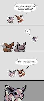Japanese Eevee Meets American Eevee Hey Man You See That Guy Over There Know Your Meme