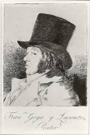 46 × 35 cm technik: Francisco Jos De Goya Y Lucientes 1746 Bis 1828 Spanische Maler Und Grafiker Selbstportrat Posterprint Fruugo De