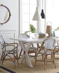 California Dining Table French Bistro Chairs Casual Dining Rooms Coastal Dining Room