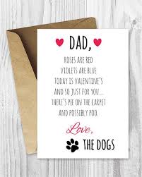 Valentine Card Him Printable Funny Printable Valentines Day Card From The Dogs Dog Dads Valent Printable Valentines Cards Dad Valentine Valentines Printables