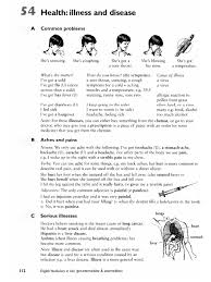This illnesses vocabulary list includes common aches and pains we feel in our bodies. Health And Illnesses
