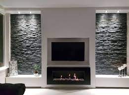 Awesome 52 Wall Tv Place Ideas By Using Pallets As Material For Making It Http Decoraiso Com Index Php Fireplace Tv Wall Living Room Tv Wall Rustic Apartment