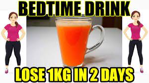 Bedtime Drink To Lose Belly Fat | Lose 1Kg In 2 Days | Bedtime Drink For Weight  Loss - Youtube