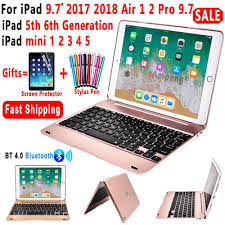 Us 32 6 17 Off Smart Keyboard Case For Apple Ipad 9 7 2018 2017 5th 6th Generation Air 1 2 Air1 Air2 5 6 Pro 9 7 A1893 A1954 A1822 Mini 2 3 4 5 Tablets E Bo Bluetooth Keyboard Case Keyboard Case Ipad