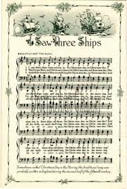I Saw Three Ships A Sailing Christmas Music Instant Digital Download Christmas Sheet Music Christmas Music Vintage Christmas