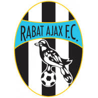There is an image in the logo and red and white color. Rabat Ajax Fc Logo Vector Cdr Free Download